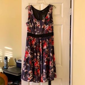 City Chic - Floating Rose dress